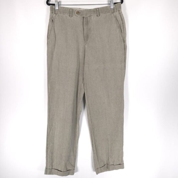 Hiltl Men’s LINEN Blend Straight Jeans 20618‎ 11 Dorigo-HSP PREMIUM Size 33/30 - Picture 1 of 12